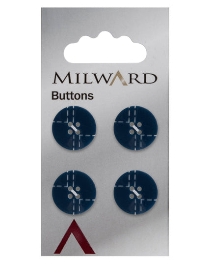Buttons: Carded: 15mm: Pack of 4: Code D