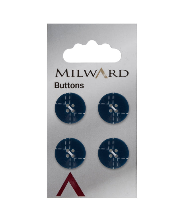 Buttons: Carded: 15mm: Pack of 4: Code D