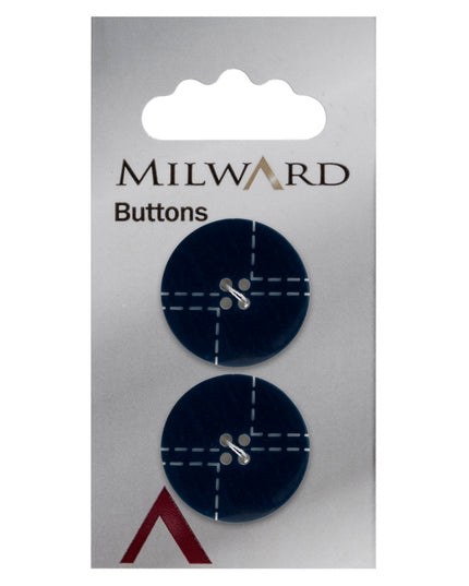 Buttons: Carded: 22mm: Pack of 2: Code C