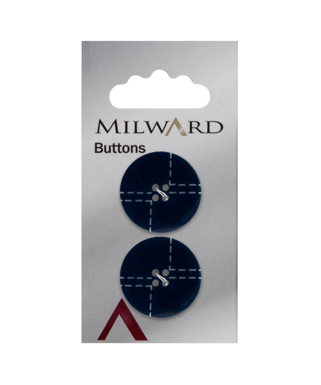 Buttons: Carded: 22mm: Pack of 2: Code C