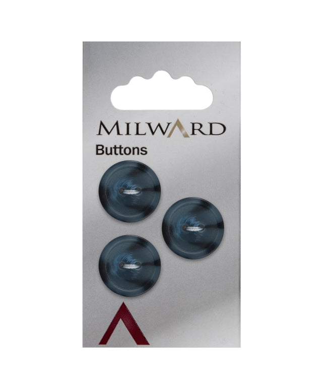 Buttons: Carded: 17mm: Pack of 3: Code F