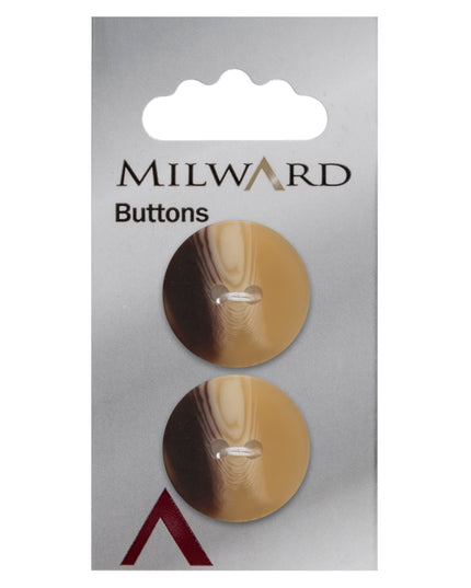 Buttons: Carded: 22mm: Pack of 2: Code D
