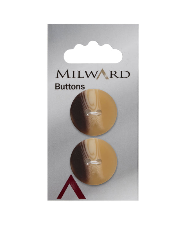 Buttons: Carded: 22mm: Pack of 2: Code D