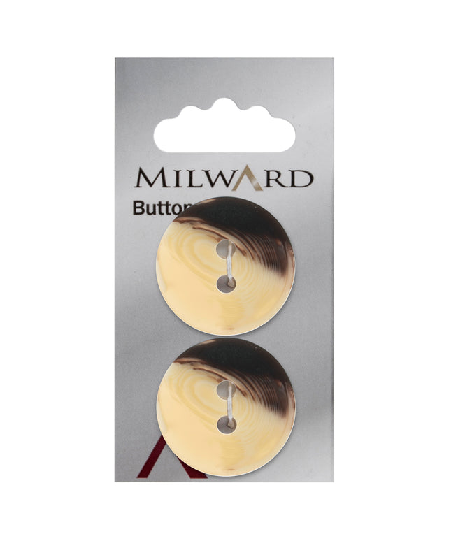 Buttons: Carded: 28mm: Pack of 2: Code F