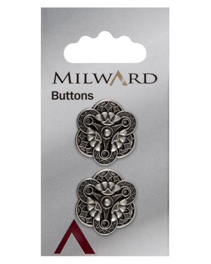 Buttons: Carded: 22mm: Pack of 2: Code F