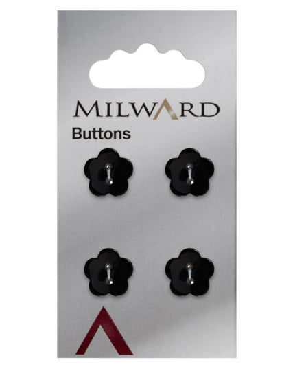 Buttons: Carded: 13mm: Pack of 4: Code D