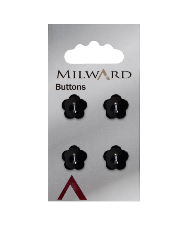 Buttons: Carded: 13mm: Pack of 4: Code D