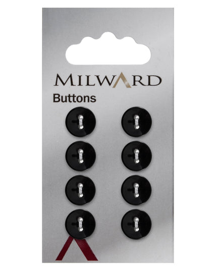 Buttons: Carded: 11mm: Pack of 8: Code A