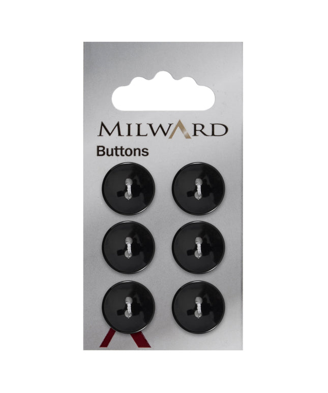 Buttons: Carded: 16mm: Pack of 6: Code A