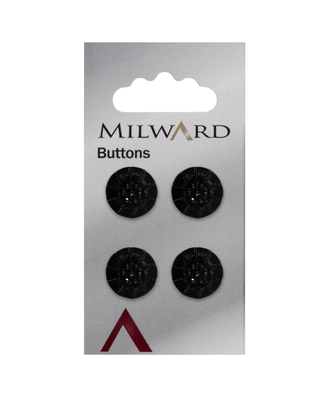 Buttons: Carded: 15mm: Pack of 4: Code D