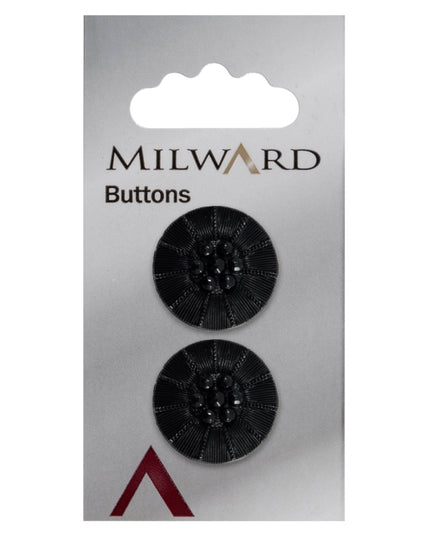 Buttons: Carded: 22mm: Pack of 2: Code D