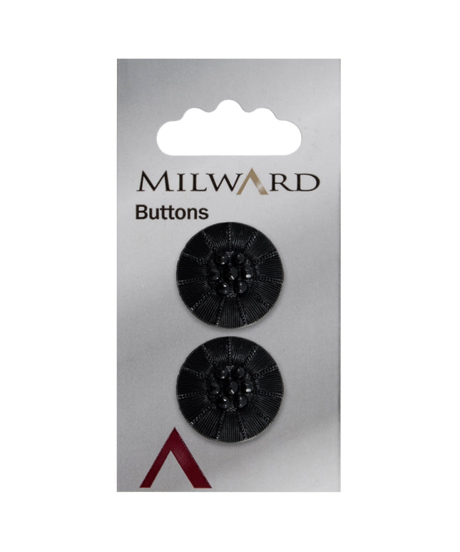 Buttons: Carded: 22mm: Pack of 2: Code D
