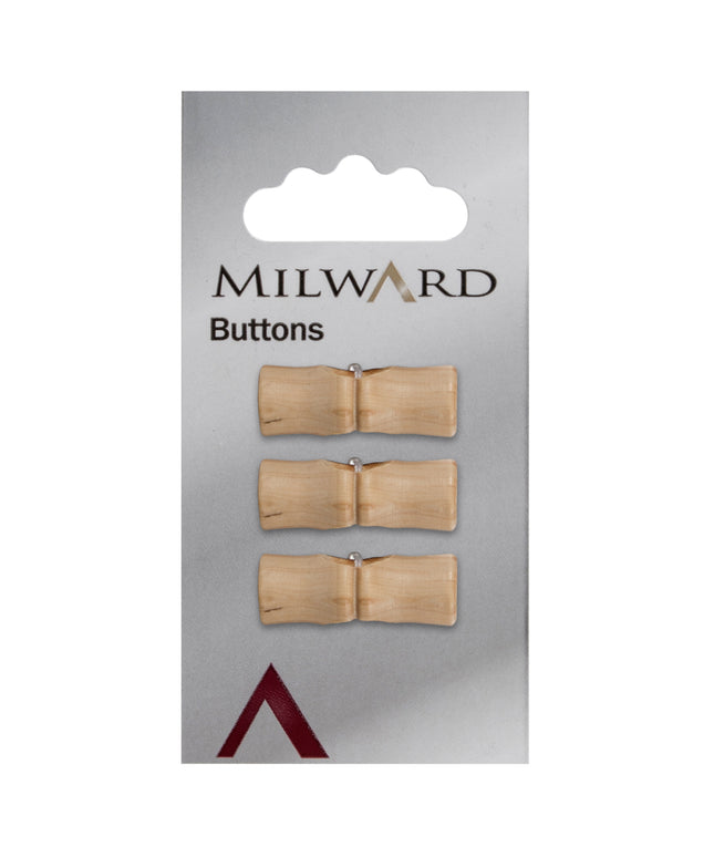 Buttons: Carded: 25mm: Pack of 3: Code G