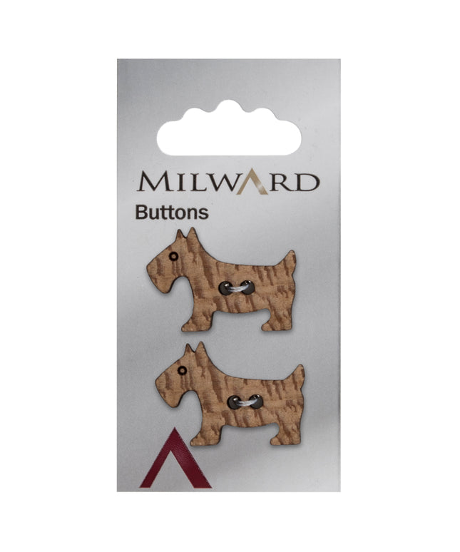 Buttons: Carded: 30mm: Pack of 2: Code G