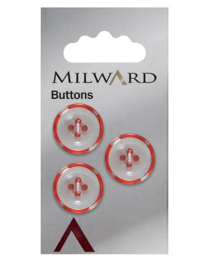 Buttons: Carded: 17mm: Pack of 3: Code C
