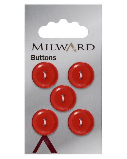 Buttons: Carded: 15mm: Pack of 5: Code B
