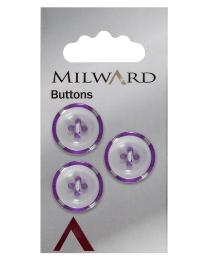 Buttons: Carded: 17mm: Pack of 3: Code C