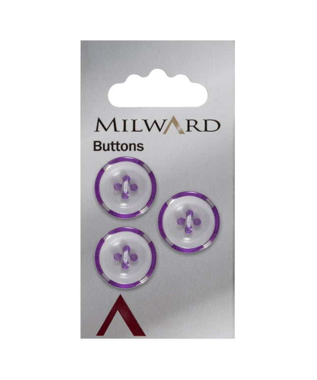 Buttons: Carded: 17mm: Pack of 3: Code C