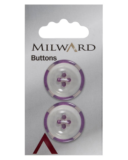 Buttons: Carded: 22mm: Pack of 2: Code C