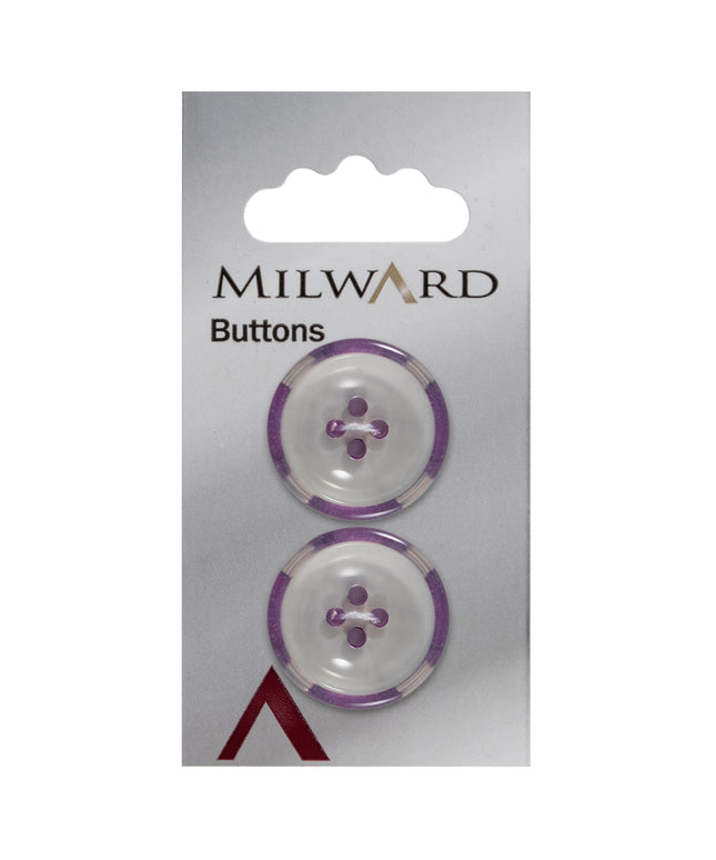 Buttons: Carded: 22mm: Pack of 2: Code C