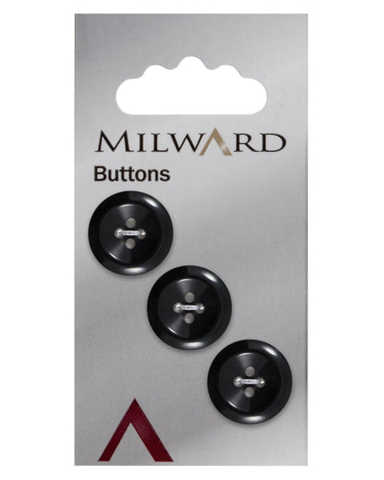 Buttons: Carded: 17mm: Pack of 3: Code B