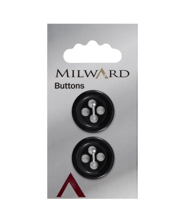 Buttons: Carded: 22mm: Pack of 2: Code C