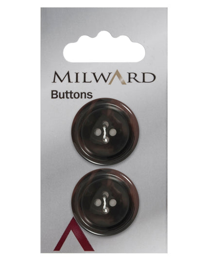 Buttons: Carded: 25mm: Pack of 2: Code C