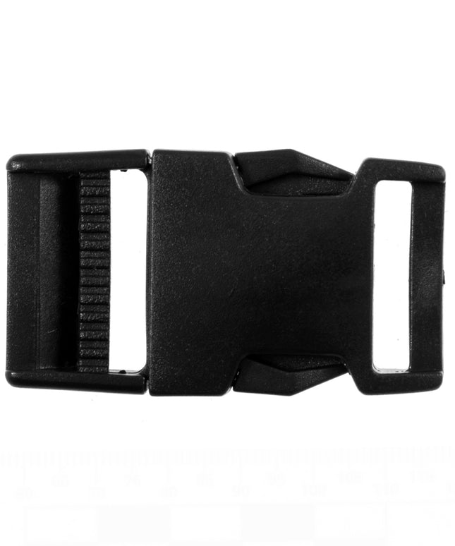 Buckle: Carded: Square: Black: 25mm: Pack of 1: Code A