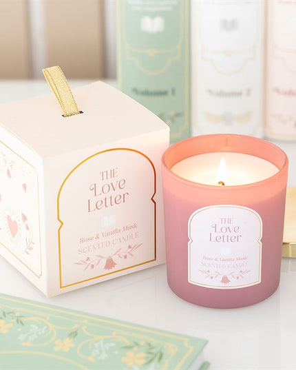 The Love Letter Rose & Vanilla Musk Candle