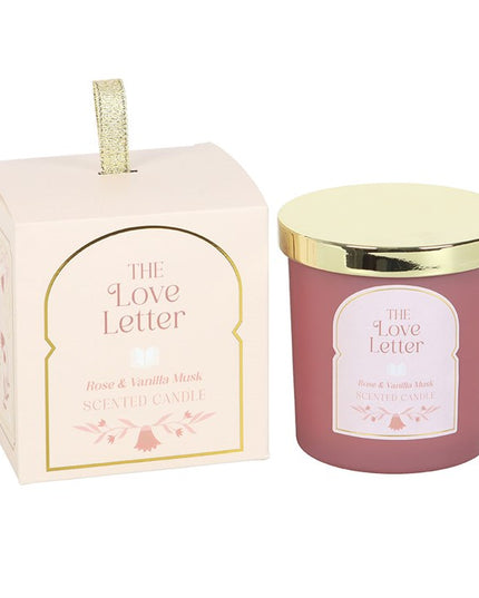 The Love Letter Rose & Vanilla Musk Candle