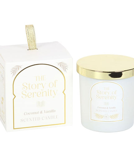The Story of Serenity Coconut & Vanilla Candle