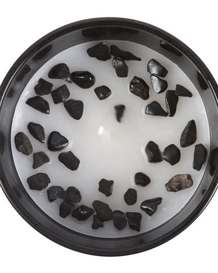 Scorpio Black Oudh Gemstone Zodiac Candle