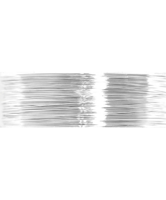 Beading Wire: 34 Gauge: 21.9m: Silver