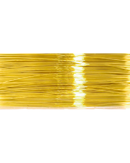 Beading Wire: 34 Gauge: 21.9m: Gold