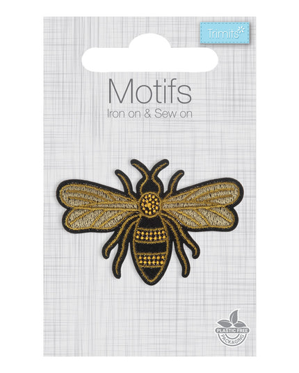 Motif C: Metallic Bee