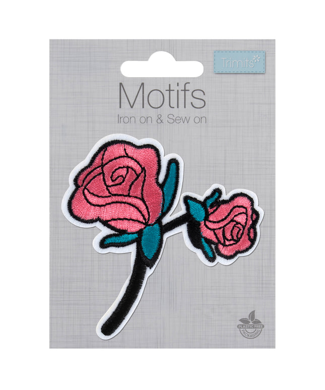 Motif B: Roses on Stem