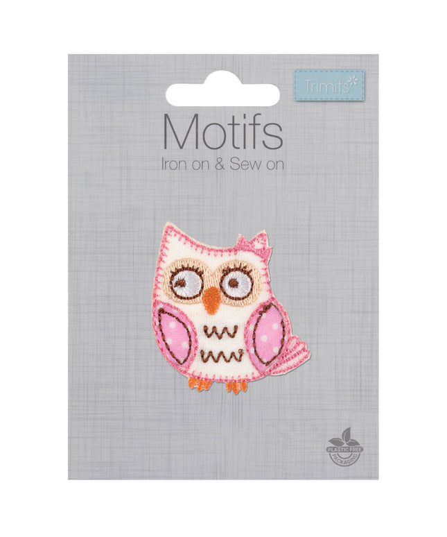 Motif B: Pink Owl