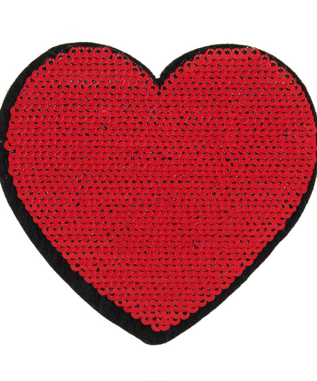 Motif C: Red Heart: Flip Sequin