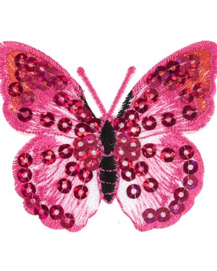 Motif C: Pink Sequin Butterfly