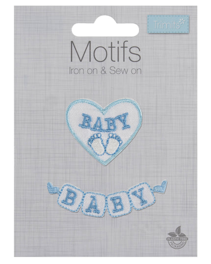 Motif B: Baby Blocks: Blue