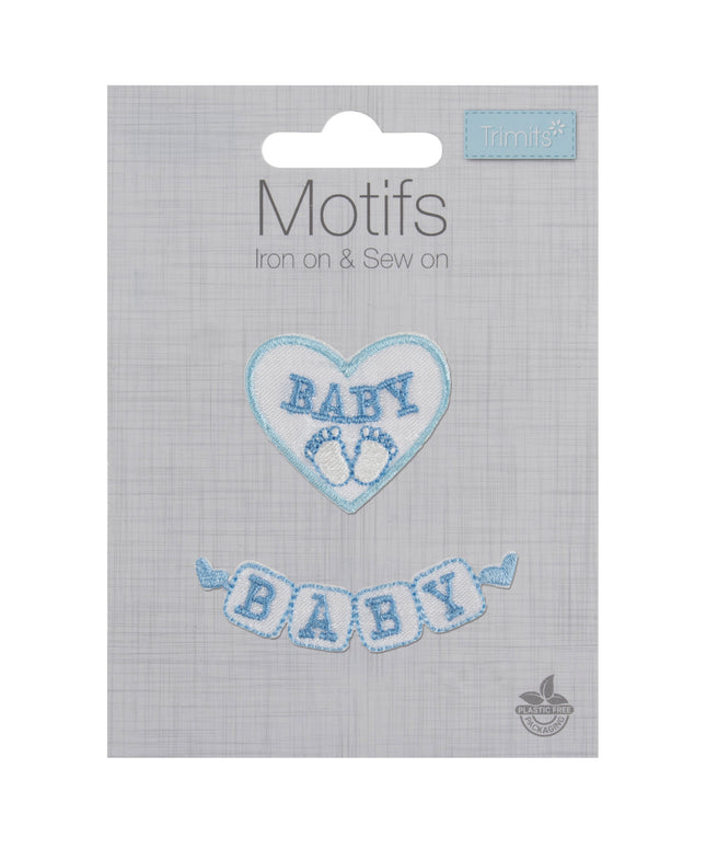 Motif B: Baby Blocks: Blue
