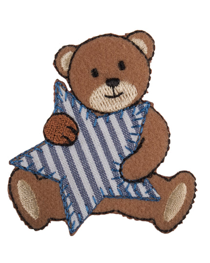 Motif C: Bear with Blue Stripe Star