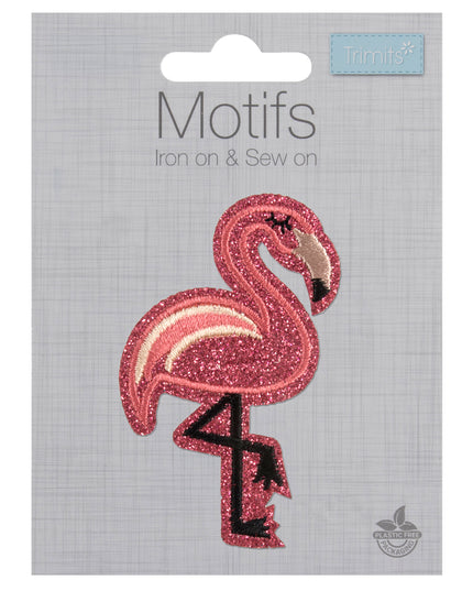 Motif C: Glitter Flamingo