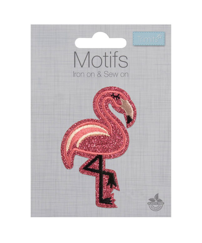 Motif C: Glitter Flamingo