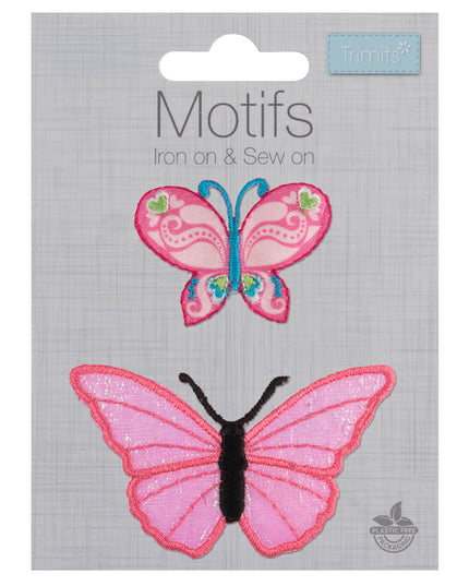 Motif C: Butterflies: Pink