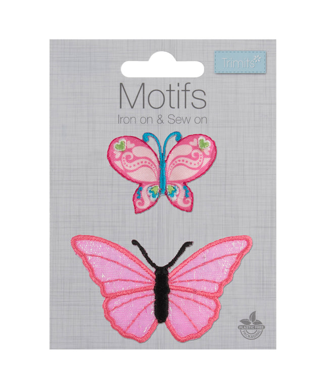 Motif C: Butterflies: Pink