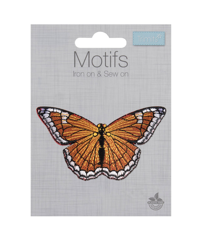 Motif C: Orange Butterfly