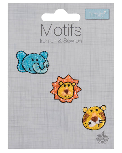 Motif B: Lion, Tiger and Elephant
