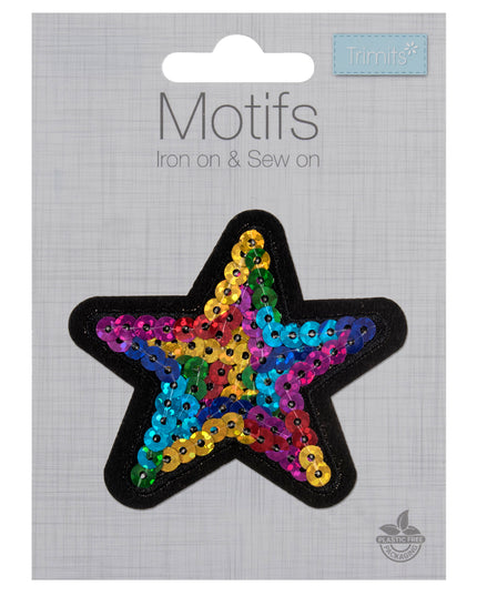 Motif C: Multi Sequin: Star