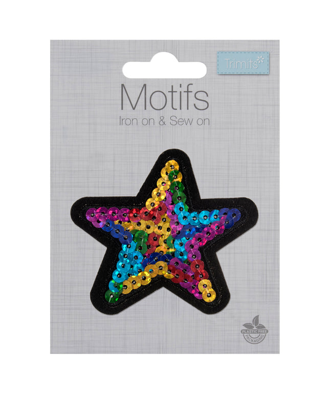 Motif C: Multi Sequin: Star